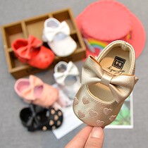 2021 Spring and Autumn 0-1 Female baby toddler shoes soft non-slip soft bottom baby shoes embroidered Princess single sandals