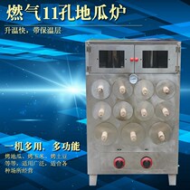 Thickened stainless steel gas sweet potato stove 11 holes sweet potato machine multi-function oven baked sweet potato corn stove bracts