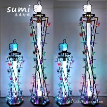 Creative KTV luxury waist cocktail rack bar led luminous bullet cup holder 1314 520 wine holder