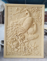 Customized sandstone relief background wall outdoor landscape lotus picture custom glass fiber reinforced plastic copper campus relief wall decoration