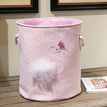 Export baby toy storage bucket clothes dirty clothes bucket cartoon sorting box large storage basket fabric dirty clothes basket