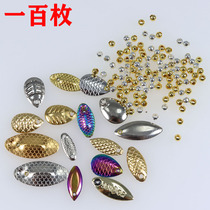 Melon Shiny Sheet Blocking Bead Bulk Path Sub microThings Packers White strips flying Triumph large fly fly thickened without injury line false bait stream