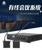 Professional embedded wired hand-in-hand conference system microphone conference room dedicated capacitor gooseneck microphone