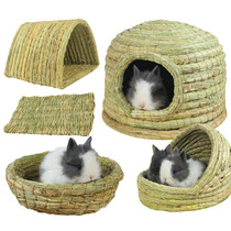 Pet Grass Cowl Rabbit Dutch Pig Rabbit Hay Nest Rabbit Cohorts Mat Dragon Cat Squirrel Hamster Warm Hatch