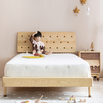 Upper shape child in original biscuit bed solid wood childrens bed 1 2 1 351 5 meters childrens bed boy environmental protection single