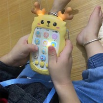 Baby Bites Gum Baby Emulation Cell Phone Early Childhood Music Toy Early Lessons Wisdom Storytelling Machine Charging Telephone