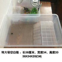 Ink turtle turtle and turtle tank with drying table special tank plastic water and land tank Brazil turtle small turtle tank landscape King