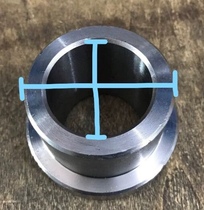 Excavator broken hammer shaft sleeve Side bucket ear gun head single side pad Broken hammer gun head shaft sleeve 45 50 60 80