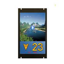 Elevator LCD display 10 1 inch elevator Bridge compartment floor display picture advertising machine outside call