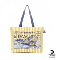 Day single Ni*ko and canvas Japanese style single shoulder bag handbag travel little frescoed universal 45 * 31cm