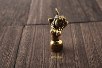 (Agent) PEANUTSCO evil peanut Japanese necklace brass mermaid comecomebell