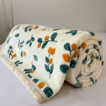 ins Wind summer thin blanket single office nap small blanket air conditioning blanket sofa blanket coral velvet sheets