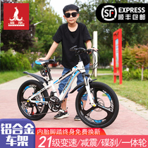 Phoenix brand childrens bicycle male 7-13 years old middle and big childrens disc brake 20 22 inch female aluminum alloy variable speed mountain bike