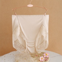 New high - grade 100 % silk high waist sexy lace lace breathable panties breathable panties