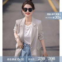 Great Joy Homemade | Baroque Suit | Suit Jacket Woman 2022 Spring new straight cylinder 100 Lapped Retro Suit