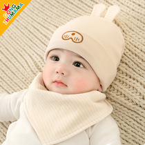 Baby hat autumn and winter baby male and female baby halogen door hat winter cotton fetal cap newborn winter