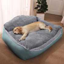 Dog Nest Large Dogs Winter Warm Washable Gold Wool Pets Winter Couch Dog Cushions All Season Universal Pooch Beds