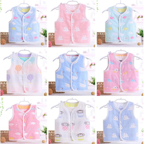 Baby Waistcoat Spring Autumn Season Newborn Toddler Waistcoat for male and female summer baby thin vest warm child Camshoulder