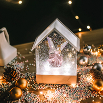 Sky City Music Box Crystal ball Music box Birthday gift girl girl small child Valentines Day gift Girlfriend