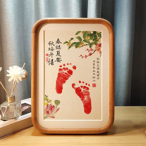 Детские памятные отпечатки рук и ног, отпечаток рук, чернильная подушечка для новорожденных для младенца