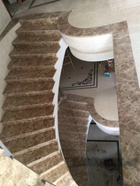 Marble Villa staircase steps indoor complex attic bar bay window countertop sink water strip fireplace