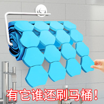 Baojajie disposable toilet brush long handle brush Toilet cleaning bathroom brush Bathroom artifact Household brush
