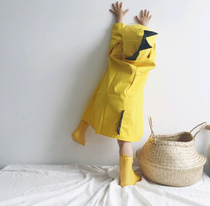 Child Raincoat Submachine Clothing Material Small Dinosaur Yellow Red Blue Pink Four Colors Male And Female Nursery School Rain Cape 
