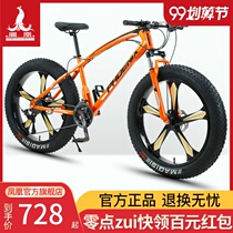 Phoenix mountain bike 24 26 inch beach snow 4 0 oversized wide tire mens and womens variable speed cross-country racing