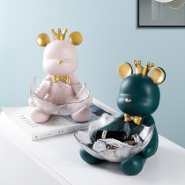 Net red decoration adhesive hook creative porch key shelf entrance door entrance entrance entrance porch violent bear storage ornaments