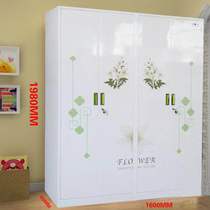 Steel printed iron wardrobe household disassembly wardrobe bedding cabinet balcony locker iron locker filing cabinet