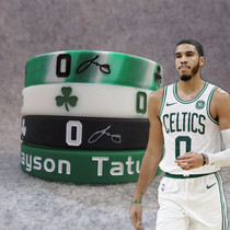 Basketball Star Green Kai No. 0 Tatum Signature Luminous Sports Bracelet Silicone Wristband Bracelet with Fan Supplies