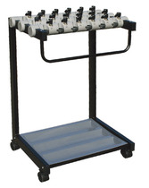 18 head plastic paint umbrella stand with lock umbrella stand Convenient and practical umbrella stand detachable type