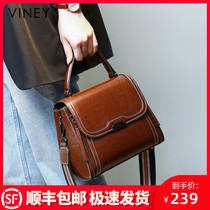 Viney bag 2020 new fashion leather womens bag fashion handbag joker 2021 shoulder bag messenger bag summer