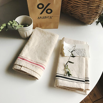ins exported to Japan pure cotton kitchen towel raw cotton tea towel unbleached cotton cloth Foreign trade baking cloth food pendulum