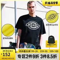  Dickies printed couples short-sleeved mens t-shirt summer new cotton t-shirt mens casual top tide 8920