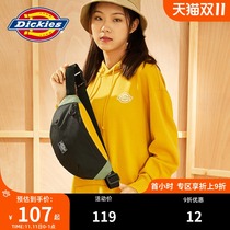 Dickies splicing design chest bag running bag autumn new products male and female couples student travel small bag 9623