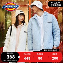Dickies Couple quilted cotton men long thick coat 2021 autumn and winter New coat 9724
