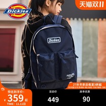 Dickies brand LOGO embroidery badge backpack for men and women couples fashion casual schoolbag 8847