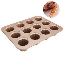 CHEFMADE Non-stick Oven Bakeware Canele Mold Rectangu