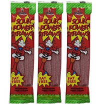Sour Power Candy Straws Flavored With Watermelon