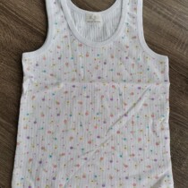 120 yards new leak childrens clothing Summer Female Children Baby Cotton camisoline vest base shirt top