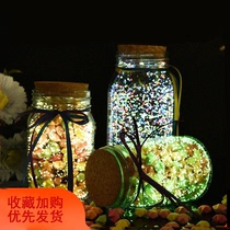 Wishing bottle glass wish bottle gift box Korean version of wishing bottle jewelry origami luminous beautiful star bottle creation