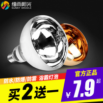 Rainy sunshine toilet 275W waterproof explosion-proof light heating bathroom middle LED lighting bath bulb heating