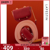 Rafestin bag 2021 new autumn and winter texture slung Tiger year bag ladies senior sense shoulder saddle bag tide