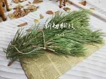 Natural Authentic Pine Branches Pine Branches Pine Needles Decorative Flower Rings Wall-mounted Raw Material Handmade Diy With Pine Nuts Pine Branches