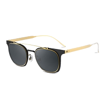 Baosheng new retro big frame metal sun glasses polarized driving mirror Korean version of hipster PS8008