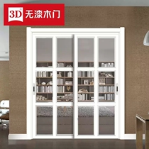 3D no lacquered wooden door Y-6332 sliding door 