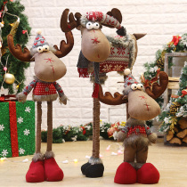 Christmas elk standing doll Christmas tree snowman doll scene ornaments Christmas gifts Christmas decorations