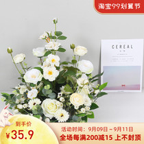 Wedding simulation flower art road guide Flower happy road guide flower tai road guide Flower Home layout shopping mall hotel decoration