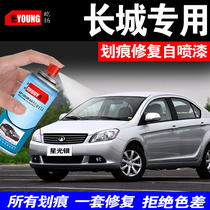 Great Wall Tengyi C30C50 Starlight silver titanium white gray car paint self-painted titanium white jazz red and black paint pen